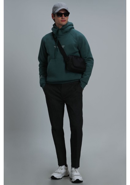 Luıs Erkek Sweatshirt Siyah