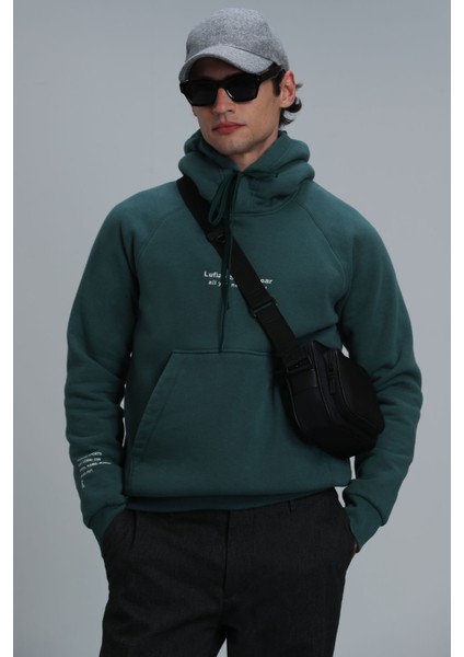 Luıs Erkek Sweatshirt Siyah
