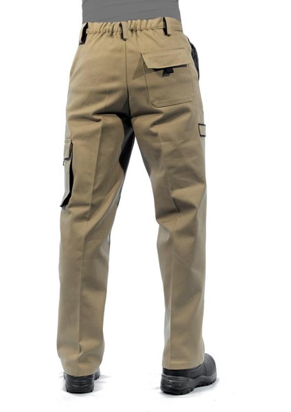 İş Pantolonu, Bej-Lacivert, Komando Cepli - 54E1511 fiyatları