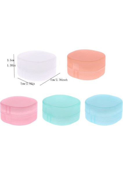 1 Adet Rastgele Renk Banyo Sabunluk Plaka Plastik Kasa Ev Duş Seyahat Yürüyüş Tutucu Konteyner Taşınabilir Sabun Saklama Kutusu Dağıtıcı Malzemeleri (Yurt Dışından)