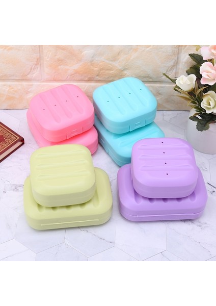 1 Adet Rastgele Renk Banyo Sabunluk Plaka Plastik Kasa Ev Duş Seyahat Yürüyüş Tutucu Konteyner Taşınabilir Sabun Saklama Kutusu Dağıtıcı Malzemeleri (Yurt Dışından) modelleri