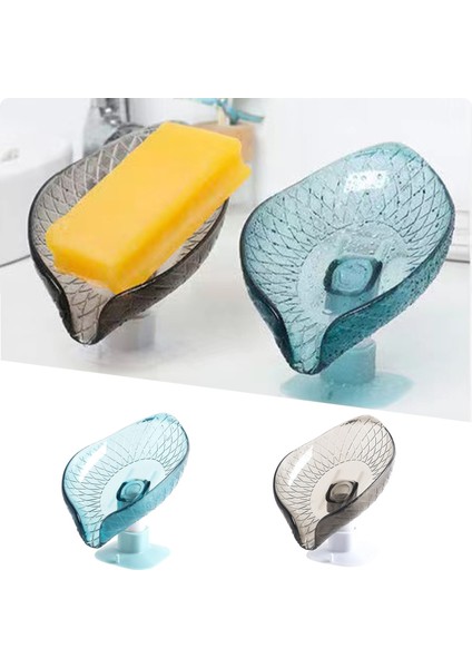 14.5x9 cm 2 Adet Yaprak Şekli Sabunluk Banyo Duş Vantuz Sabunluk Drenaj Sabun Tepsisi Plastik Sünger Jabon Kutusu Banyo Aksesuarları (Yurt Dışından) indirimleri