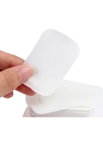 40 Adet 100 Adet/torba Sabun Kağıdı Taşınabilir Banyo El Yıkama Dilim Levhalar Açık Seyahat Kokulu Köpük Sabun Kağıt Banyo Temiz Sabun Tabletleri (Yurt Dışından)