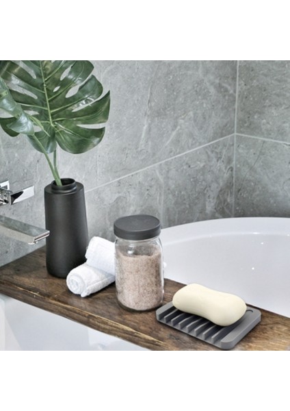 Gül Kırmızı Banyo Silikon Sabunluk Drenaj Banyo Drenaj Sabunluk Mutfak Tezgahı Sünger Raf Kurutma Tepsisi (Yurt Dışından) indirimleri