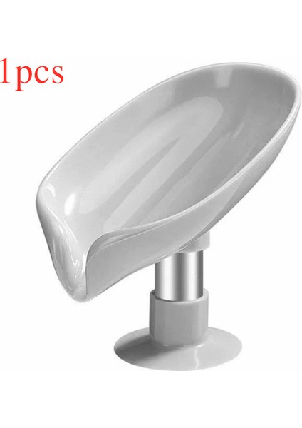 1 Adet Yaprak Şekli Sabun Kutusu Drenaj Sabunluk Kutusu Banyo Duş Sabunluk Sünger Depolama Plaka Tepsisi Banyo Malzemeleri Banyo Gadge (Yurt Dışından)