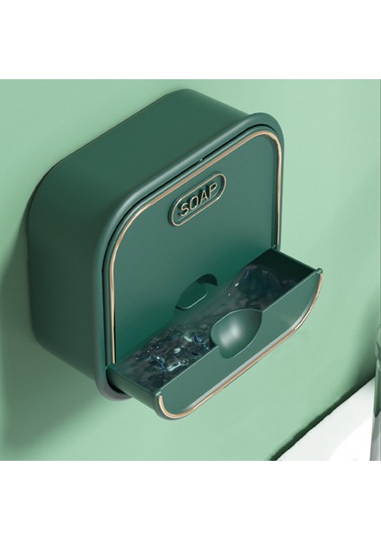 02 Beyaz Ev Çamaşır Sabunu Kutusu Çift Yaratıcı Drenaj Sabunu Saklama Kutusu Çok Fonksiyonlu Deliksiz Duvara Monte Çekmece Sabunluk Raf (Yurt Dışından) modelleri