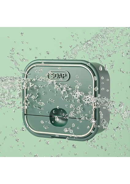 02 Beyaz Ev Çamaşır Sabunu Kutusu Çift Yaratıcı Drenaj Sabunu Saklama Kutusu Çok Fonksiyonlu Deliksiz Duvara Monte Çekmece Sabunluk Raf (Yurt Dışından) fırsatları