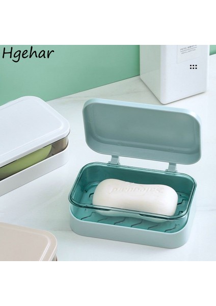 Beyaz Sabun Kapaklı Kutular Su Geçirmez Taşınabilir Duş Sabunu Tutucu Banyo Yaratıcı Sünger Plaka Çift Katmanlı Drenaj Sabun Saklama Kutusu (Yurt Dışından) fiyatları