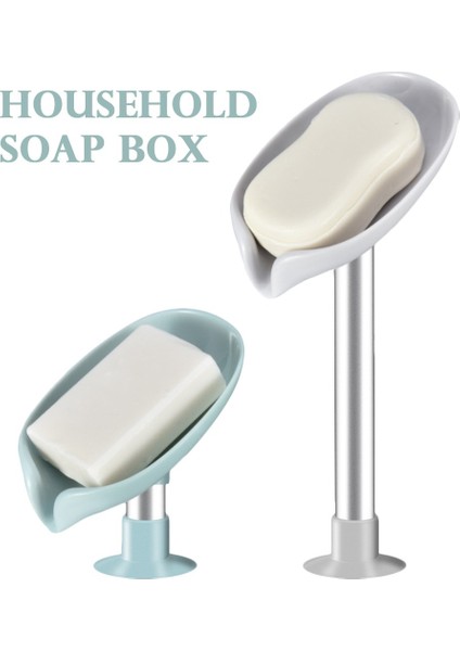 P Yaprak Şeklinde Sabun Bulaşık Sabunu Tutucu Delikli Serbest Ayaklı Vantuz Drenaj Raf Tuvalet Çamaşır Sabunu Kutusu Banyo Aksesuarları (Yurt Dışından) fiyatları