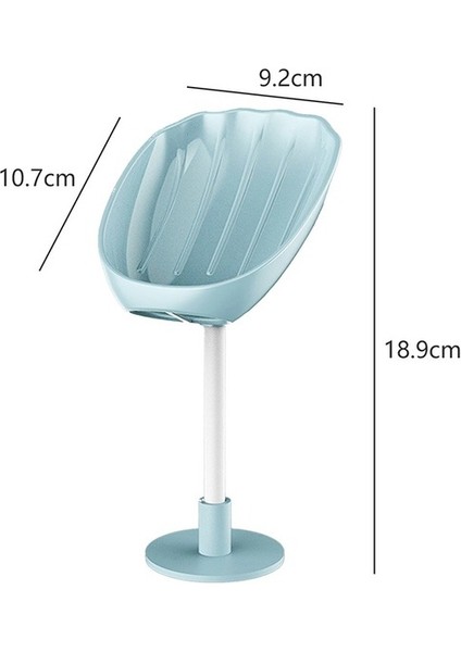 C1 Süper Vantuz Sabunluk Drenaj Su ile Banyo Sabunu Tutucu Mutfak Sünger Tutucu Sabun Kabı Banyo Aksesuarları (Yurt Dışından)