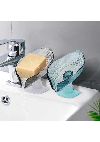 2 Adet Gri Yaprak Şekli Sabunluk Banyo Duş Vantuz Sabunluk Taklit Yeşim Malzeme Sünger Drenaj Raf Banyo Aksesuarı (Yurt Dışından) modelleri
