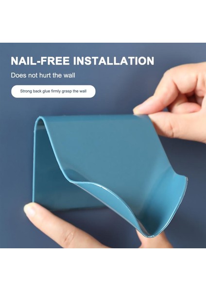 04 Xiaomi Ev Sabunluk Banyo Duş Sabunluk Duş Plakaları Sabun Saklama Kutusu Drenaj Duvara Monte Kendinden Yapışkanlı Plastik (Yurt Dışından) fiyatları