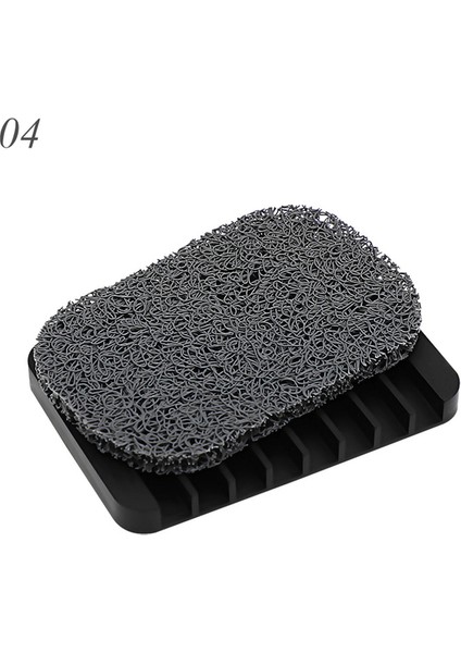 Stil 4 2 Adet/paket 20 Renk Esnek Anti-Patinaj Kuru Tutmak Sabunluklar Çizim Matı Katı Silikon Banyo Duş Teknesi Tutucu (Yurt Dışından)