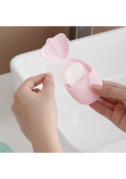 20 Adet 50 Adet Tek Kullanımlık Sabun Kağıt Seyahat Sabunu Kağıt Temizleme Koku Mini Kağıt Sabun El Yıkama Banyo Banyo Malzemeleri (Yurt Dışından)