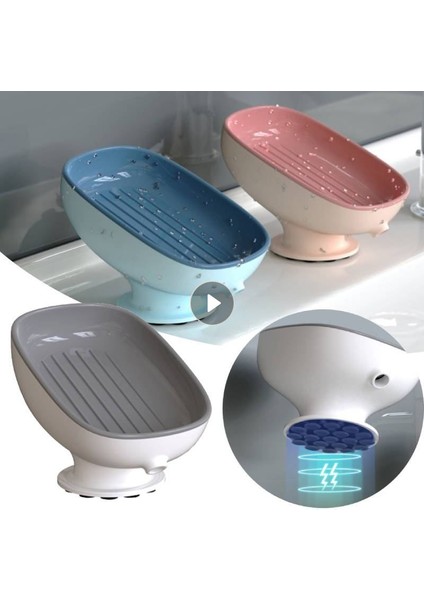 01 Sabunluk Süper Vantuz Drenaj Sabunluk Kutusu Banyo Duş Sabunluk Bulaşık Depolama Plaka Tepsisi Banyo Malzemeleri Alet (Yurt Dışından) modelleri