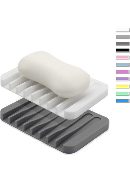 Yeşil Banyo Silikon Sabunluk Drenaj Banyo Drenaj Sabunluk Mutfak Tezgahı Sünger Raf Kurutma Tepsisi (Yurt Dışından) fiyatları