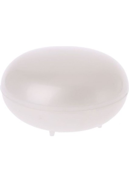 Beyaz 9x5 cm Banyo Sabunluk Plaka Plastik Kasa Ev Duş Seyahat Yürüyüş Tutucu Konteyner Taşınabilir Sabun Saklama Kutusu Dağıtıcı Malzemeleri (Yurt Dışından)