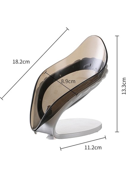 B6 Süper Vantuz Sabunluk Drenaj Su ile Banyo Sabunu Tutucu Mutfak Sünger Tutucu Sabun Kabı Banyo Aksesuarları (Yurt Dışından)