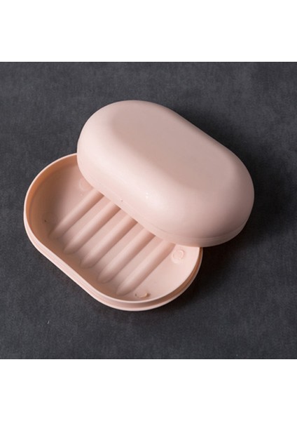 Pembe 1 Adet Taşınabilir Sabun Kutusu Plastik Banyo Duş Sabunu Kutusu Tepsi Bulaşık Depolama Tutucu Plaka Ev Seyahat Sabunu Koruyucu Kılıf (Yurt Dışından)