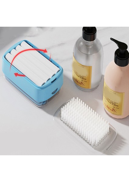 Sarı Çok Fonksiyonlu Sabun Kutusu Eller Serbest Köpük Drenaj Sabunluk Ev Seyahat Sabun Saklama Kabı Temizleme Aracı (Yurt Dışından) modelleri