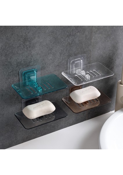 Siyah-B Duvara Monte Sabunluk Yumruksuz Çekmece Boşaltma Tutucu Mutfak Süngeri Saklama Kutusu Banyo Aksesuarları Organizatör Raf Rafları (Yurt Dışından) indirimleri