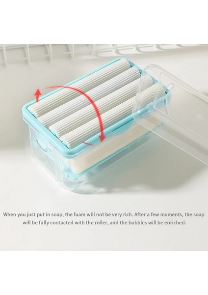 Pembe Yeni Kullanım Rulo Tipi Sabunluk Tutucu Banyo Klozet Sabun Kutusu Plastik Saklama Kabı Banyo Aletleri (Yurt Dışından) fırsatları