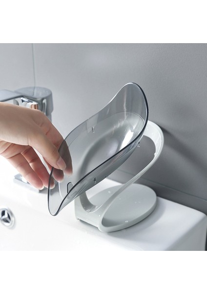 B01 Yaprak Şekli Sabunluk Drenaj Sabunluk Kutusu Banyo Duş Sabunluk Sünger Depolama Plaka Tepsisi Banyo Malzemeleri Banyo Gadg (Yurt Dışından) fırsatları