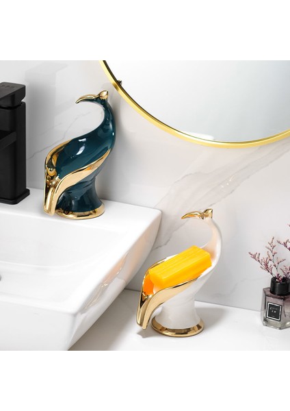 Turuncu 1 Adet Mermer Seramik Banyo Sabunluğu Restoran Otel Sabunu Depolama Ürünleri Tuvalet Süslemeleri Ev Sabun Kutusu (Yurt Dışından) fırsatları