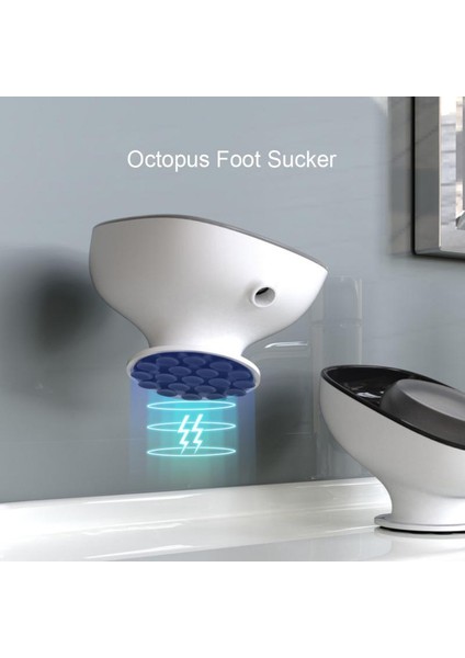 05 Süper Vantuz Sabunluk Drenaj Su ile Banyo Sabunu Tutucu Mutfak Sünger Tutucu Sabun Kabı Banyo Malzemeleri (Yurt Dışından) indirimleri