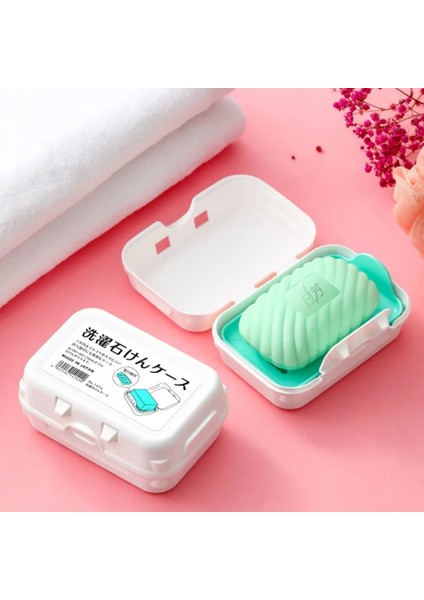 Beyaz Japonya Ithal Seyahat Sabun Kabı Taşınabilir Plastik Seyahat Sabun Kutusu Banyo Için Sızdırılabilir Ara Katman Sabunluk ile Satılık (Yurt Dışından) modelleri