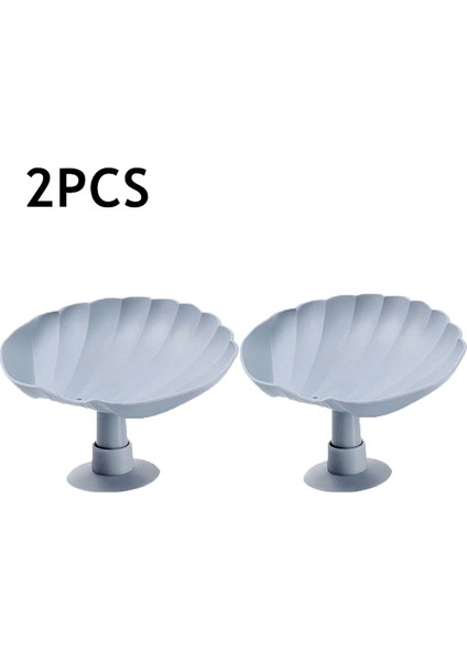 14.5x9 cm 2 Adet Yaprak Şekli Sabunluk Banyo Duş Vantuz Sabunluk Drenaj Sabun Tepsisi Plastik Sünger Jabon Kutusu Banyo Aksesuarları (Yurt Dışından)