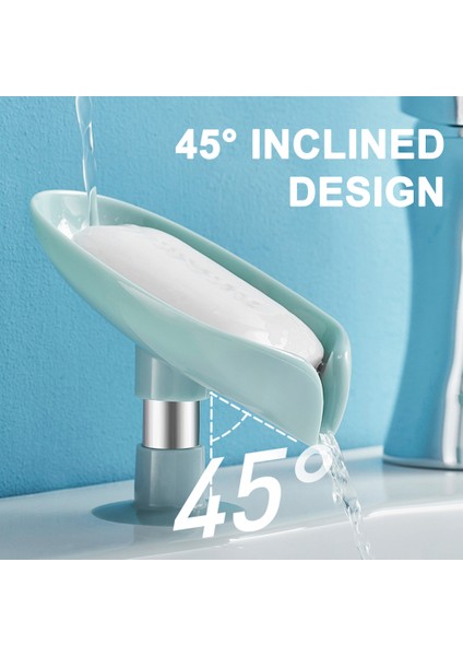 17 Yaratıcı Banyo Yaprak Şeklinde Sabun Kutusu Ev Vantuz Yumruksuz Sabun Rafı Mutfak Sofra Depolama Tepsisi Banyo Gadget (Yurt Dışından)