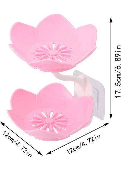 Yeşil 1 Pc Yaratıcı Lotus Şekli Sabun Kutusu Çift Katmanlı Duvara Monte Plastik Sabunluk Su Tahliye Sabunluk Banyo Aksesuarları (Yurt Dışından) indirimleri