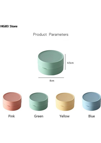 Yl 1 Adet Sabunluklar Plaka Su Geçirmez Mühürlü Sabunluk Yuvarlak Seyahat Sabun Kutusu Taşınabilir Sabun Tepsisi Kapaklı Banyo Tuvalet Malzemeleri (Yurt Dışından) fiyatları