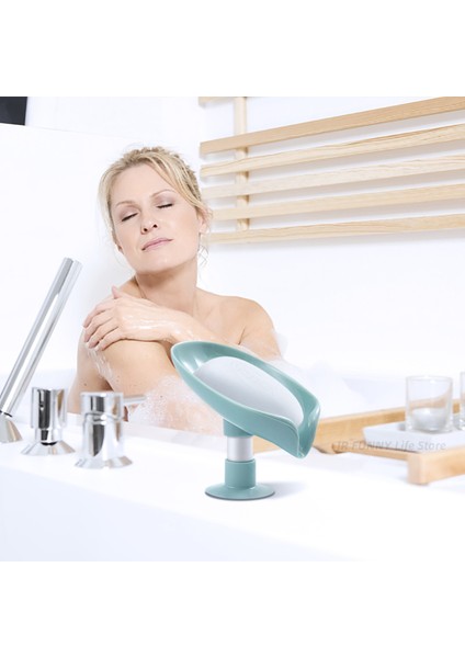 2 Adet Gri B 2 Adet Vantuz Sabunluk Banyo Duş Için Taşınabilir Yaprak Sabunluk Plastik Sünger Tepsi Mutfak Banyo Aksesuarları (Yurt Dışından) fırsatları