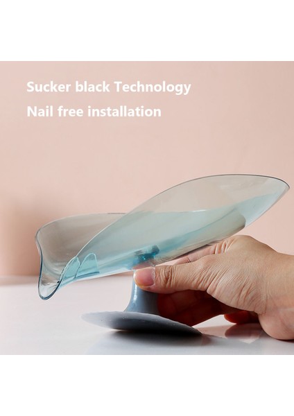 Pembe Yaratıcı Yaprak Sabunluk Vantuz Drenaj Sabun Kutusu Bulaşık Fırçası Raf Ev Tepsi Tutucu Kılıf Bulaşık Banyo Malzemeleri (Yurt Dışından) fiyatları