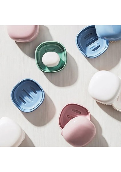 Pembe Sabun Kabı Plastik Taşınabilir Kılıflar Seyahat Sabunu Bulaşık Sabunu Raf Organizatör Banyo Depolama Için (Yurt Dışından) fiyatları