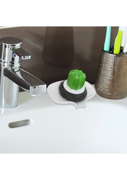 Beyaz Silikon Sabunluk Kendinden Boşaltma Sünger Tutucu Banyo Duş Sabunluk Mutfak Drenaj Lavabo Sünger Depolama (Yurt Dışından) modelleri