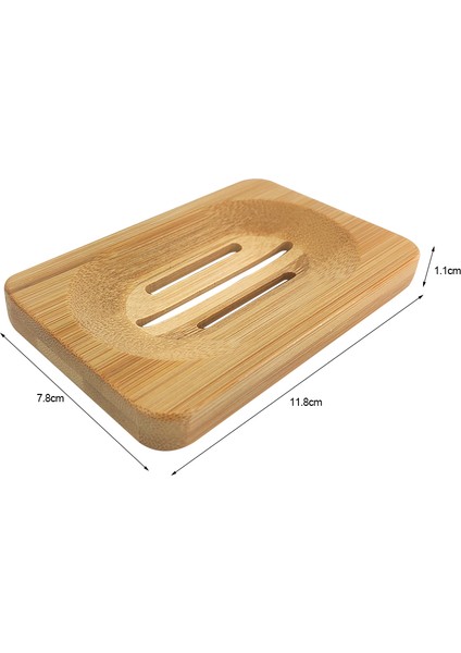 2 Adet 2 Adet Ahşap Doğal Bambu Sabunluklar Tepsi Tutucu Depolama Sabunluk Plaka Kutu Konteyner Taşınabilir Banyo Sabunu Saklama Kutusu (Yurt Dışından) fırsatları