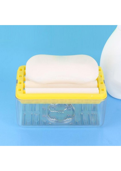 Fıskiyeli Sabunluk Kutusu Eller Serbest Şeffaf Çıkarılabilir Kolay Temizlenebilir Saklama Plastik Rulo Tarzı Banyo Aksesuarları (Yurt Dışından) modelleri