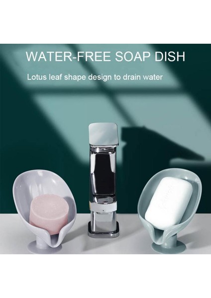 03 2 Adet Vantuz Sabunluk Taşınabilir Yaprak Sabunluk Banyo Duş Için Plastik Sünger Tepsi Banyo Mutfak Aksesuarları (Yurt Dışından) modelleri