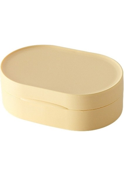 Sarı L Banyo Sabunluk Plaka Plastik Kasa Ev Duş Seyahat Yürüyüş Tutucu Konteyner Taşınabilir Sabun Saklama Kutusu Dağıtıcı Malzemeleri (Yurt Dışından)