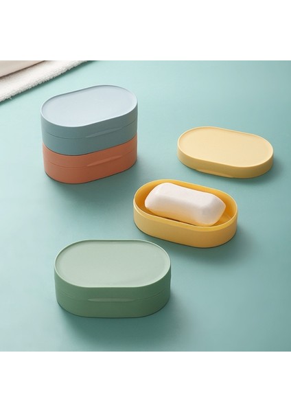 Sarı L Banyo Sabunluk Plaka Plastik Kasa Ev Duş Seyahat Yürüyüş Tutucu Konteyner Taşınabilir Sabun Saklama Kutusu Dağıtıcı Malzemeleri (Yurt Dışından) fırsatları