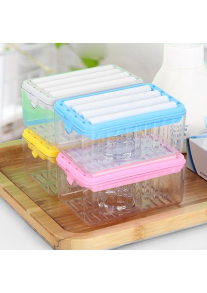 Bir Sabunluk Dayanıklı Hızlı Drenaj Sabun Kutusu Kompakt Sabun Kutusu Rulo Tarzı Sabunluk Banyo Aksesuarları (Yurt Dışından) modelleri