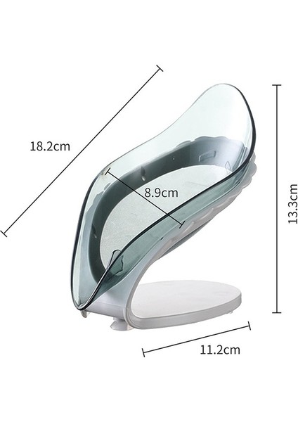 B3 Süper Vantuz Sabunluk Drenaj Su ile Banyo Sabunu Tutucu Kithcen Sünger Tutucu Sabun Kabı Banyo Aksesuarları (Yurt Dışından)