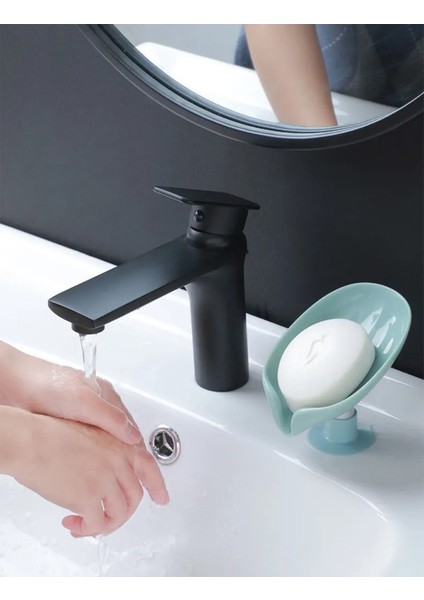 1 Adet 1 Adet Taşınabilir Sabunluk Banyo Duş Vantuz Yaprak Sabunluk Plastik Sünger Tepsi Sabun Kabı Mutfak Aksesuarı (Yurt Dışından)