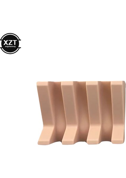 Pembe Yaratıcı Sabun Tepsisi Raf Saklama Kutusu Silikon Sabunluk Deliksiz Drenaj Sabunluk Plaka Tutucu Konteyner Banyo Rafı (Yurt Dışından)