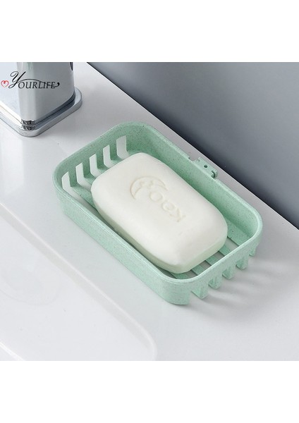 Çift Açık Bej Oyourlıfe Duvara Monte Buğday Samanı Sabunluk Banyo Çift Katmanlı Drenaj Sabunluk Duş Sabunluk Banyo Aksesuarları (Yurt Dışından) modelleri
