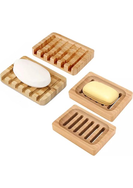No.8 Yeni Ahşap Doğal Bambu Banyo Sabunluk Tutucu Saklama Kutusu Sabunluklar Tepsi Tutucu Depolama Sabun Raf Plaka Kutu Konteyner (Yurt Dışından)