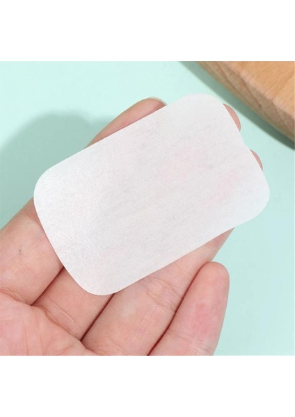 60 Adet Taşınabilir Banyo Yıkama El Dilim Levhalar Açık Seyahat Kokulu Köpük Sabun Kağıt Tek Kullanımlık Temiz Sabun Tabletleri Mini Temiz Sabun (Yurt Dışından)